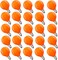 25 Pack G40 Orange Halloween String Lights Replacement Light Bulb